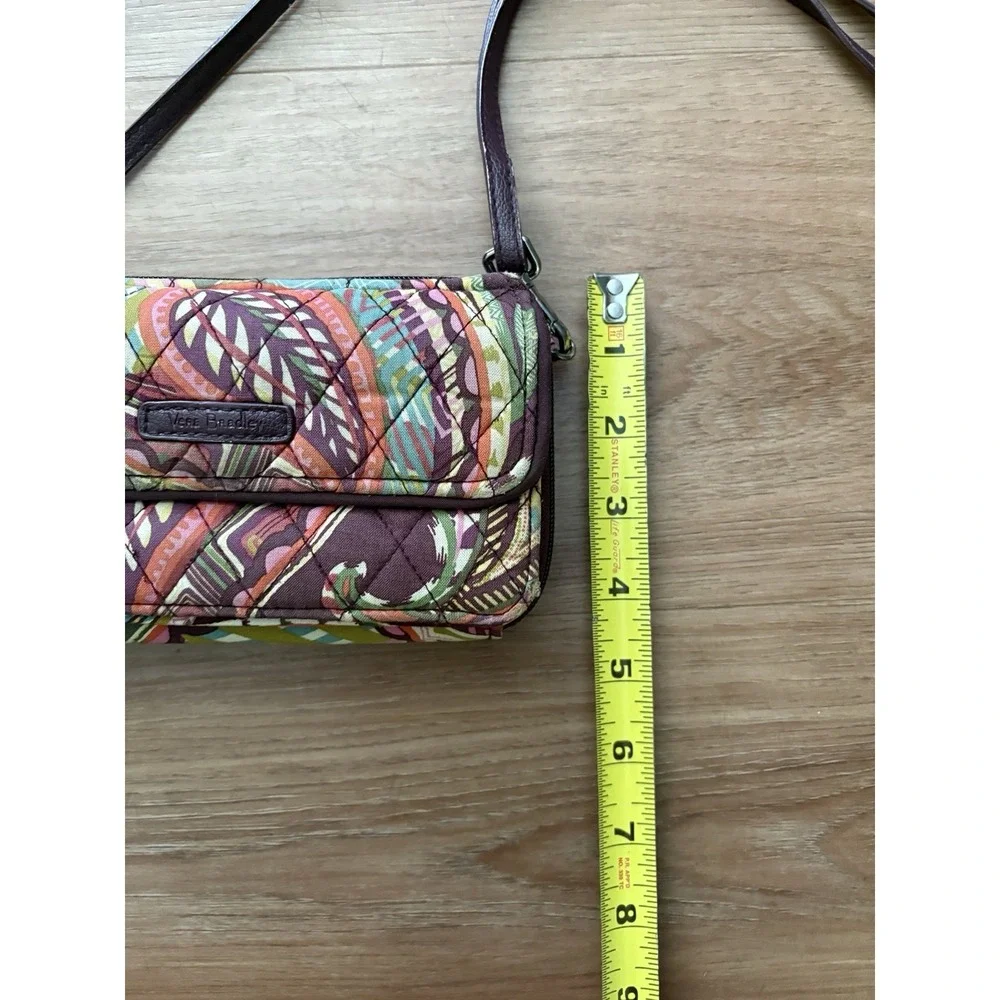 Vera Bradley RFID All In One Crossbody Bag -‎ Heirloom Paisley Wallet